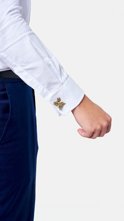 Gemelos rana Cufflinks Joaquin Blanco 