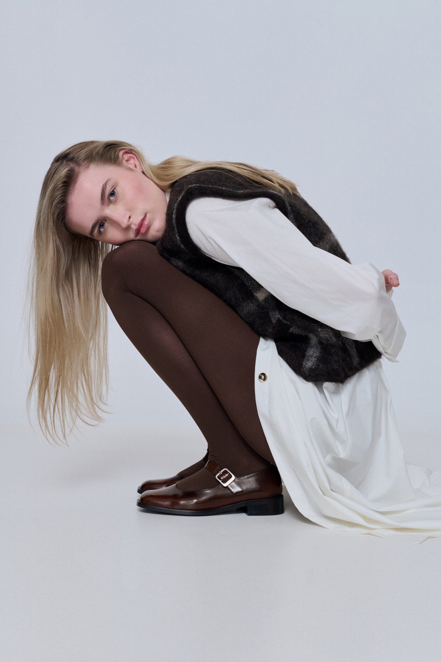 Gia Mary Janes in Caramel Leather Gia AUGUSTA 