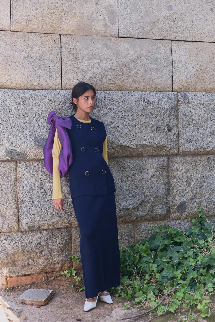 Ginebra Skirt Navy Skirts Laia Alen 