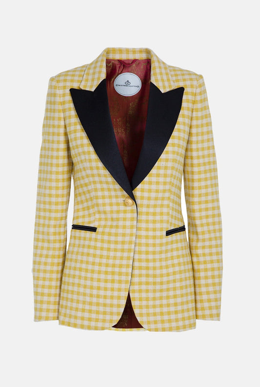 GINGHAM CHECK FIONA BLAZER Jackets The Extreme Collection 