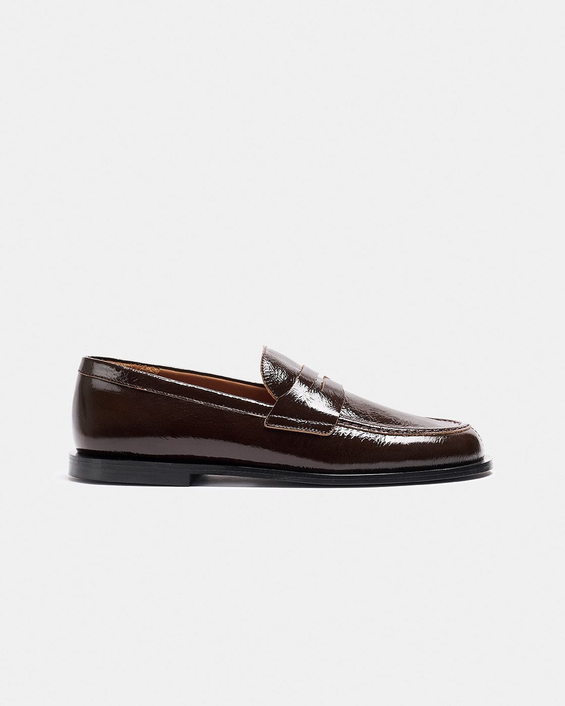 GLASS CHOCOLATE GLOSS Loafers Naguisa 