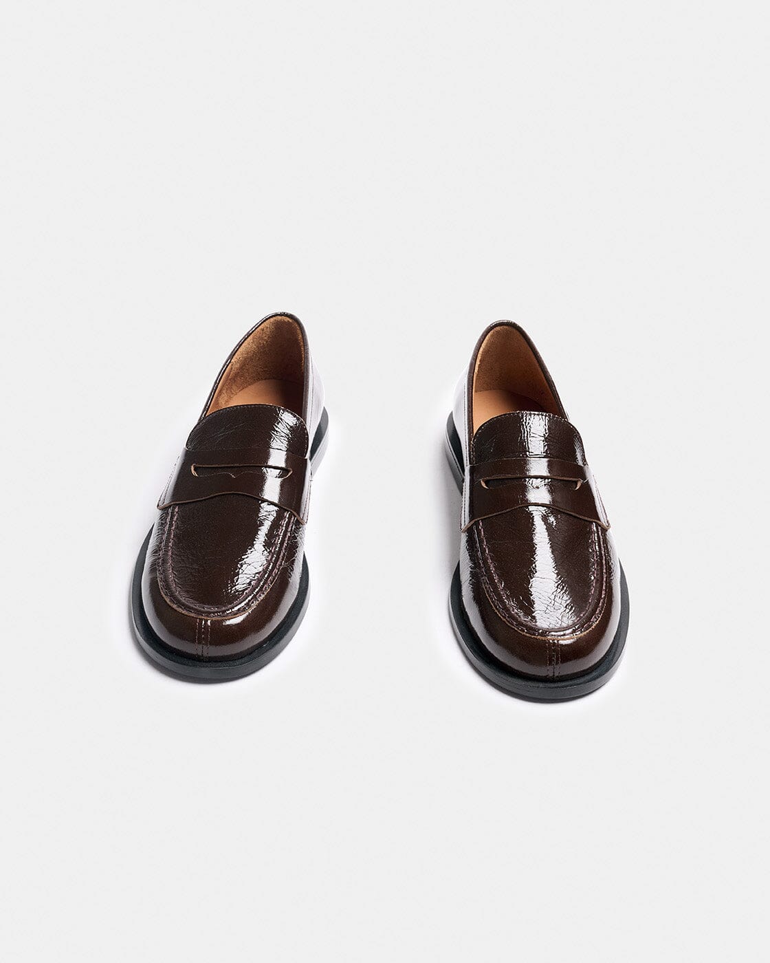 GLASS CHOCOLATE GLOSS Loafers Naguisa 