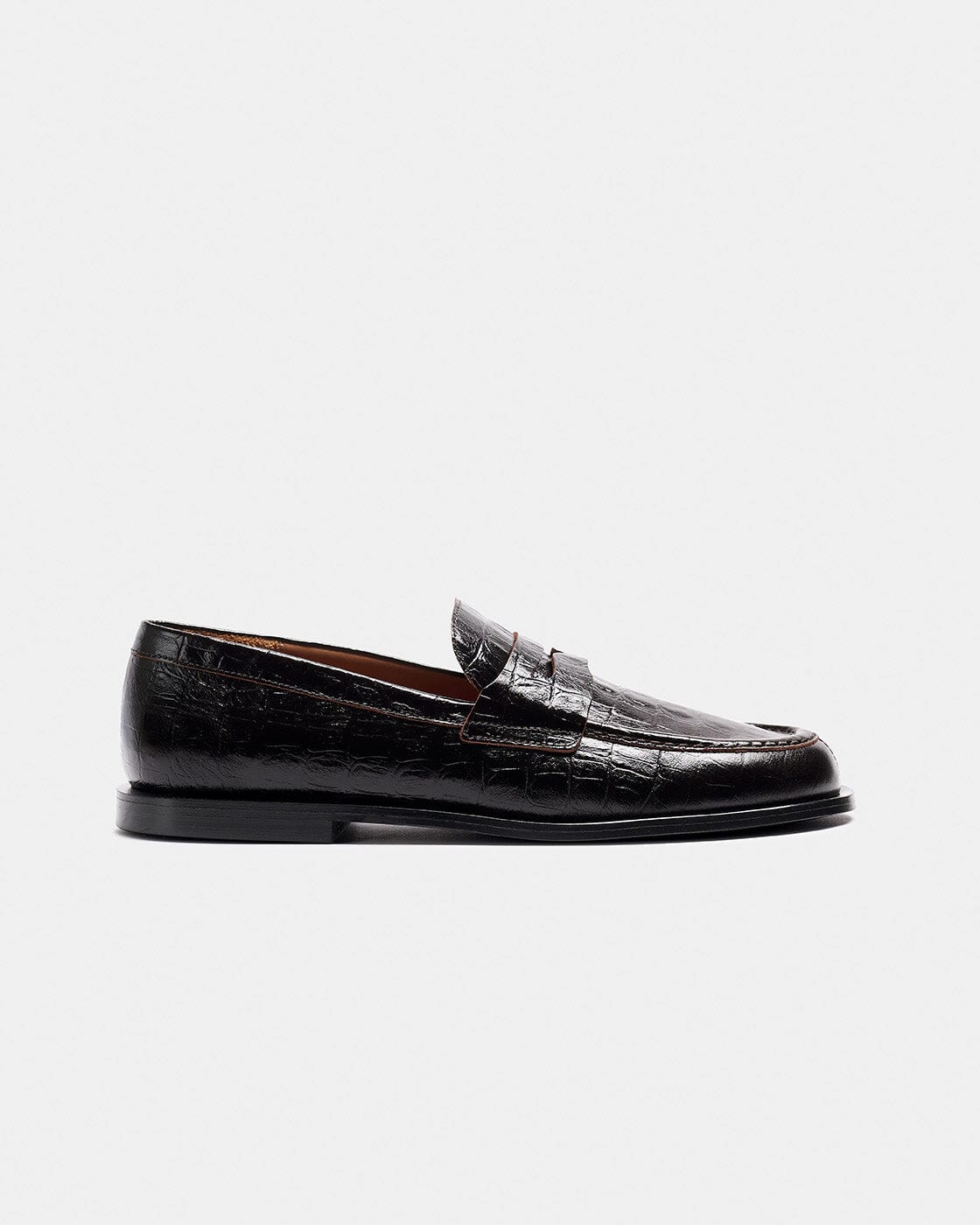 GLASS COCO MARRÓN OSCURO Loafers Naguisa 