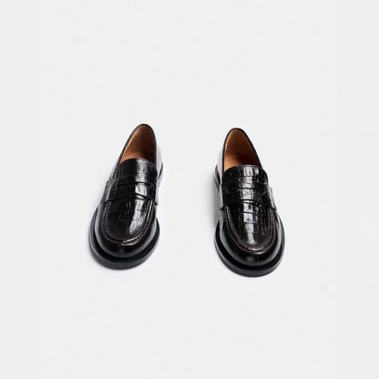 GLASS COCO MARRÓN OSCURO Loafers Naguisa 
