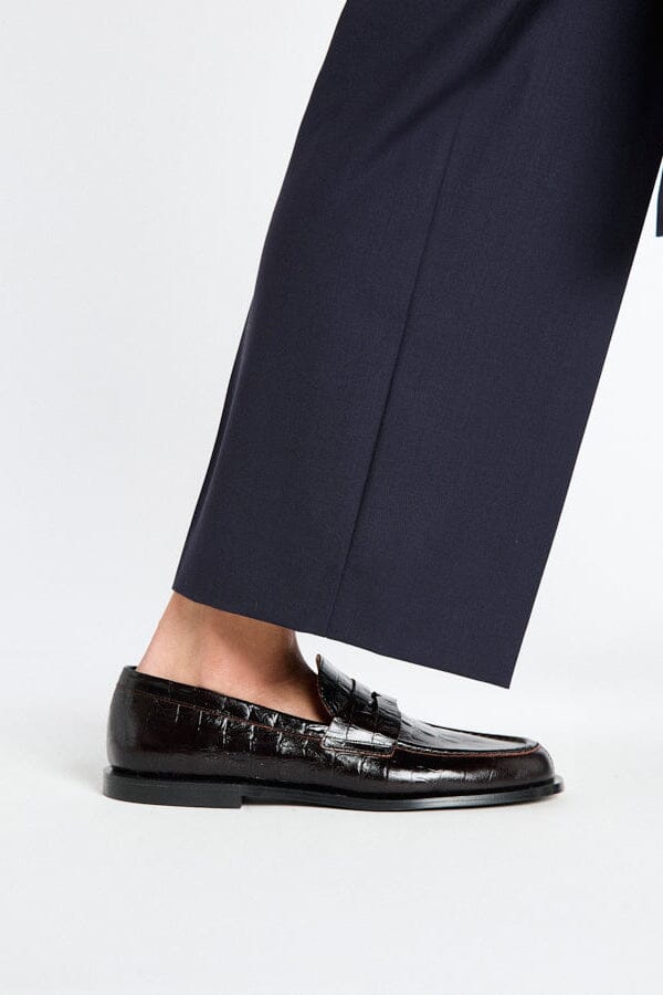 GLASS COCO MARRÓN OSCURO Loafers Naguisa 