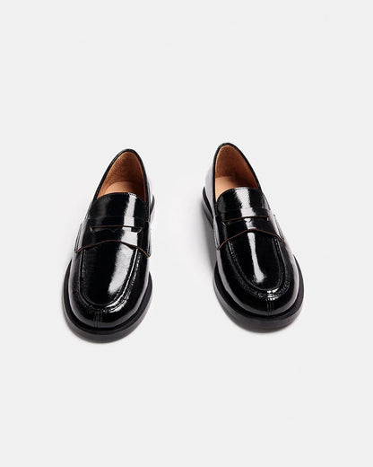 GLASS NEGRO GLOSS 26 Loafers Naguisa 