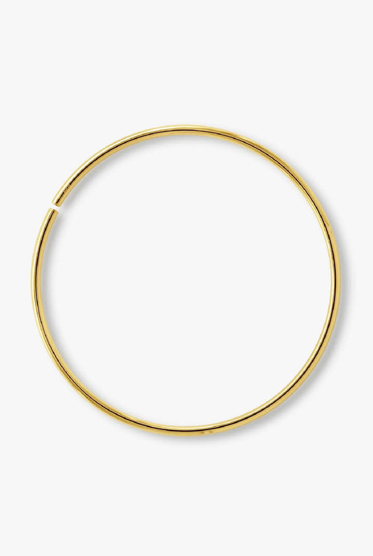 Gold Plated Silver Tubular Choker Necklace Necklace Suot Studio 