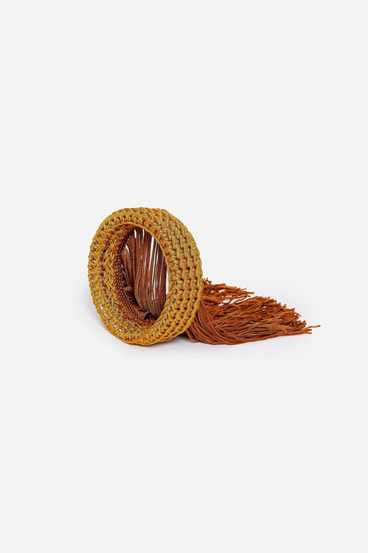 Gold Short Fringe Bracelet Bracelets SOY FASCINANTE 