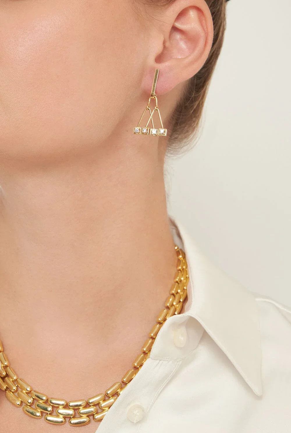 GRANDMA DIAMOND EARRINGS