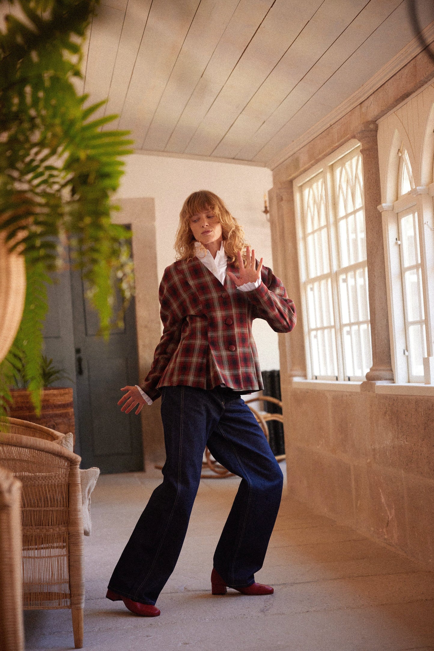 Grant Red Blazer Jackets Maràvic 