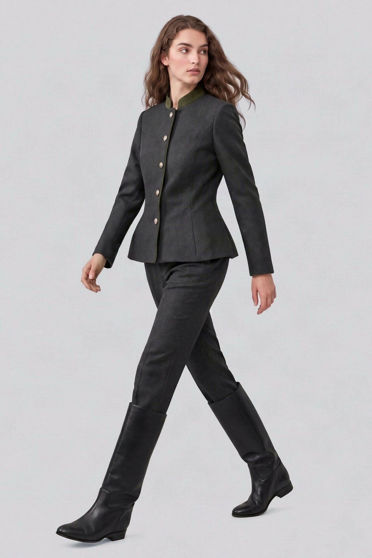 Gray Austrian Jacket Jackets Kolonaki 