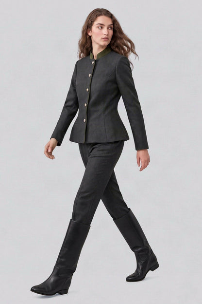 Gray Austrian Jacket Jackets Kolonaki 
