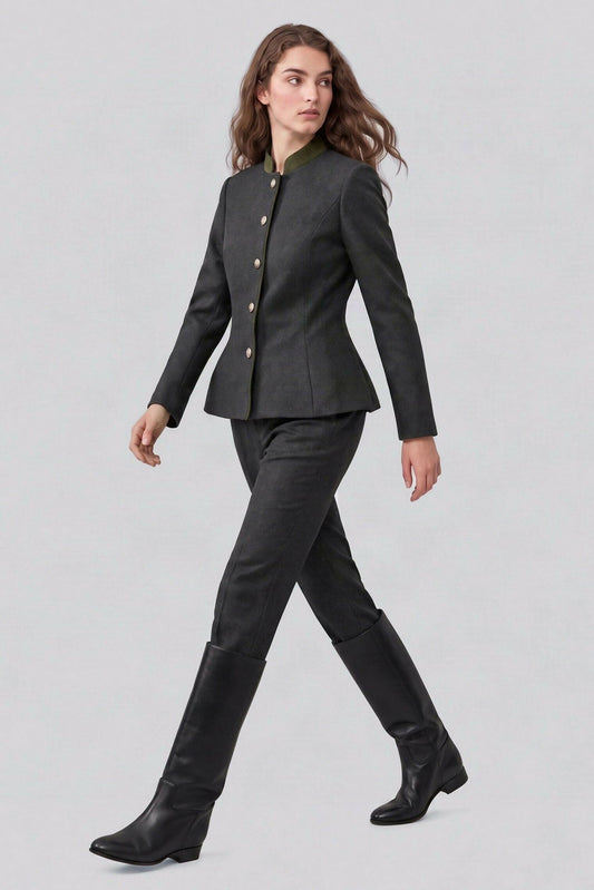 Gray Austrian Jacket Jackets Kolonaki 