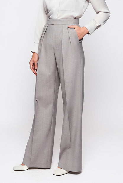 Gray wool trousers Trousers Mirto 