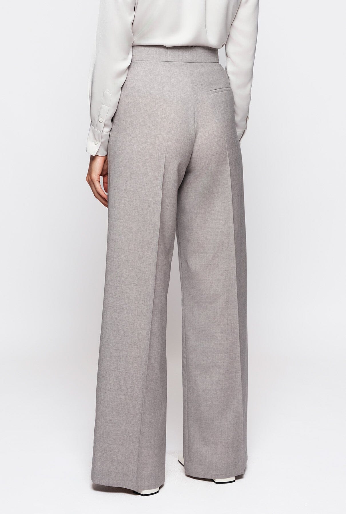 Gray wool trousers Trousers Mirto 