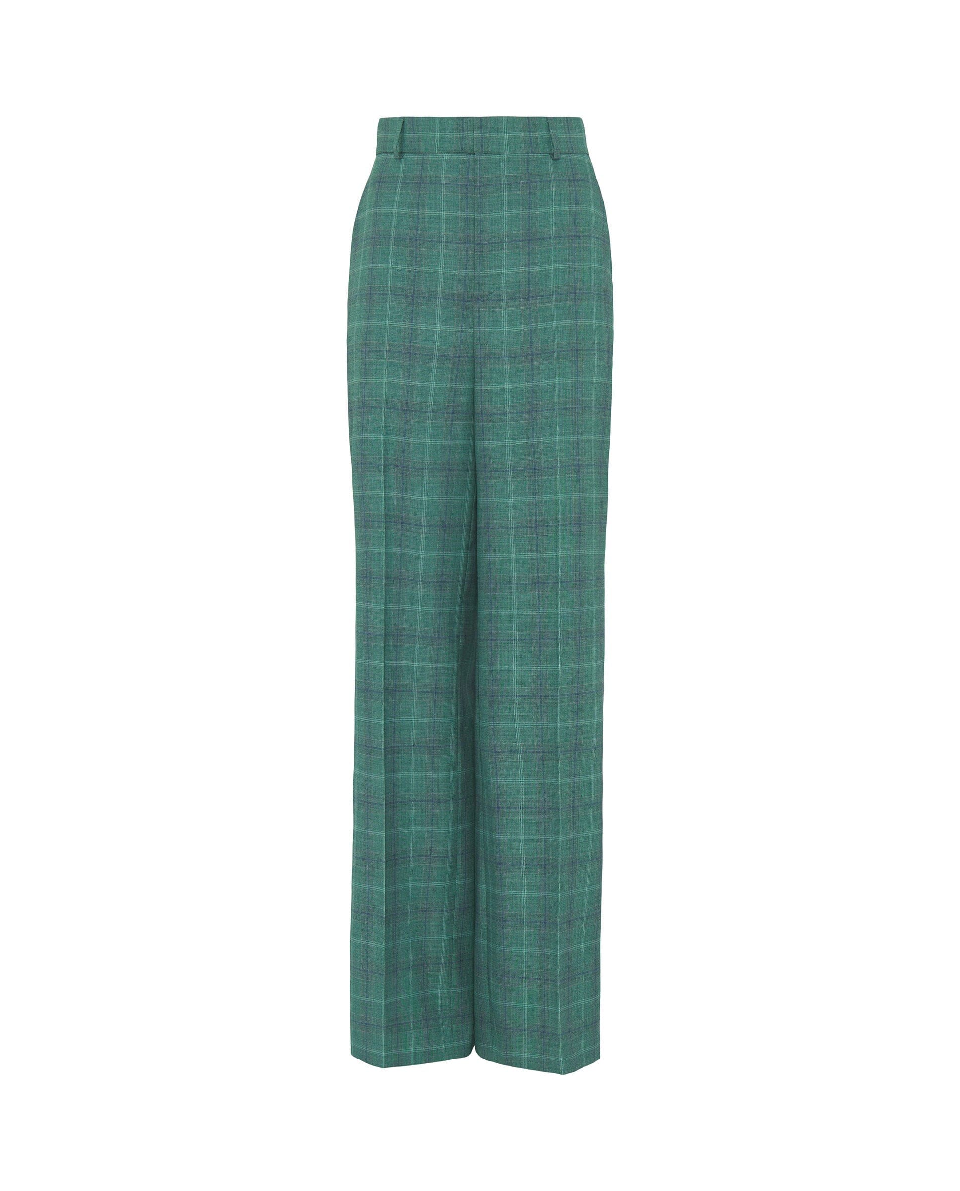 Green checked suit trousers Trousers Mirto 