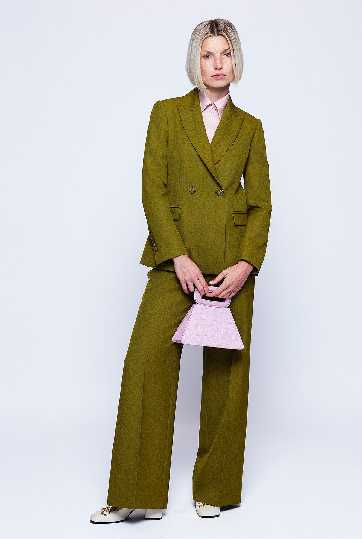 Green wool trousers Trousers Mirto 