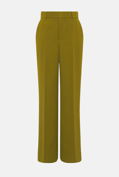 Green wool trousers Trousers Mirto 