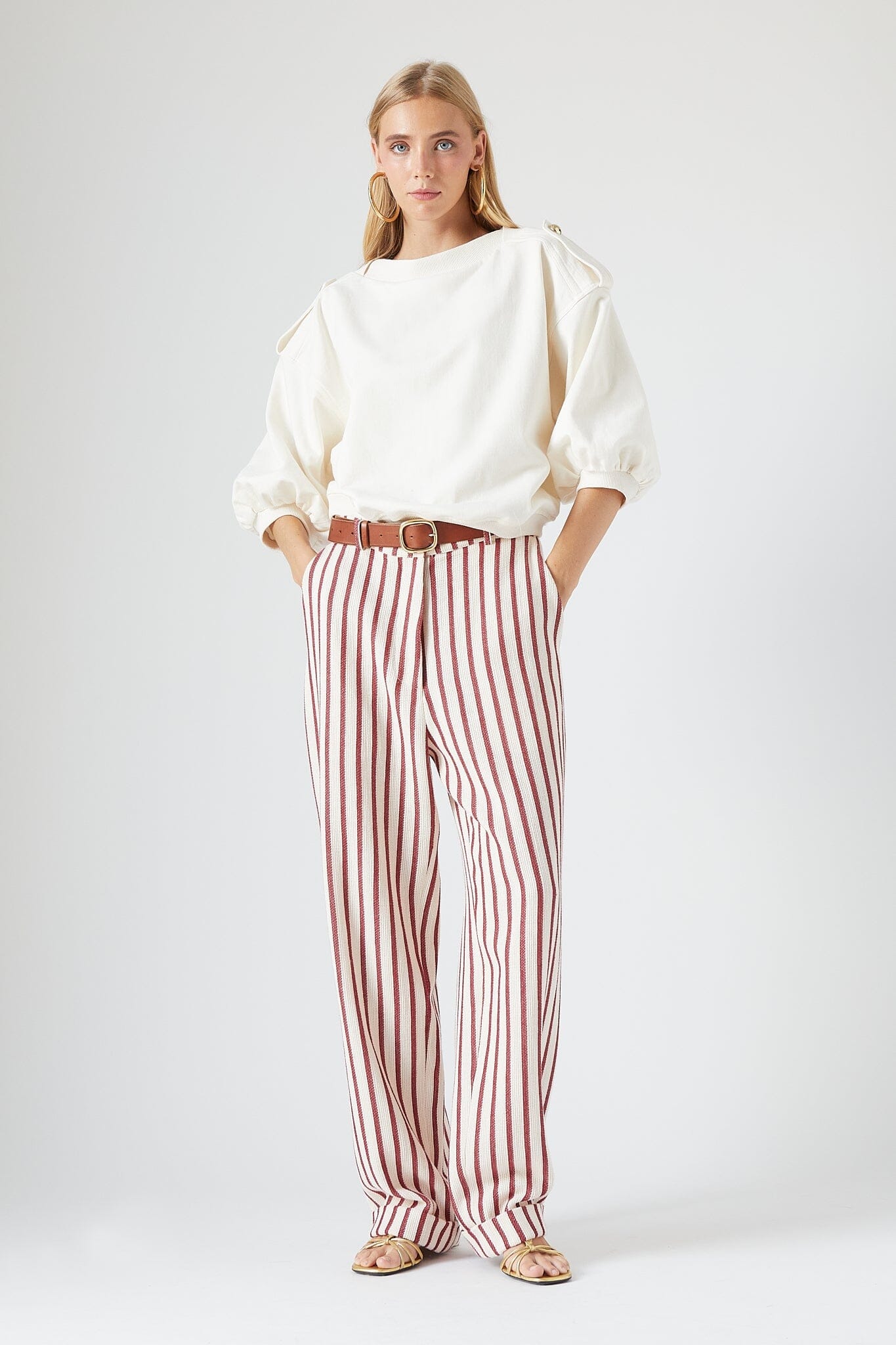 Greta Sweatshirt Cream Sweatshirts The Label Edition 