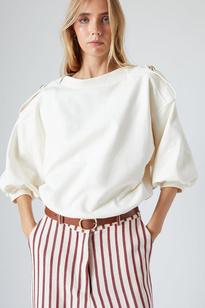 Greta Sweatshirt Cream Sweatshirts The Label Edition 