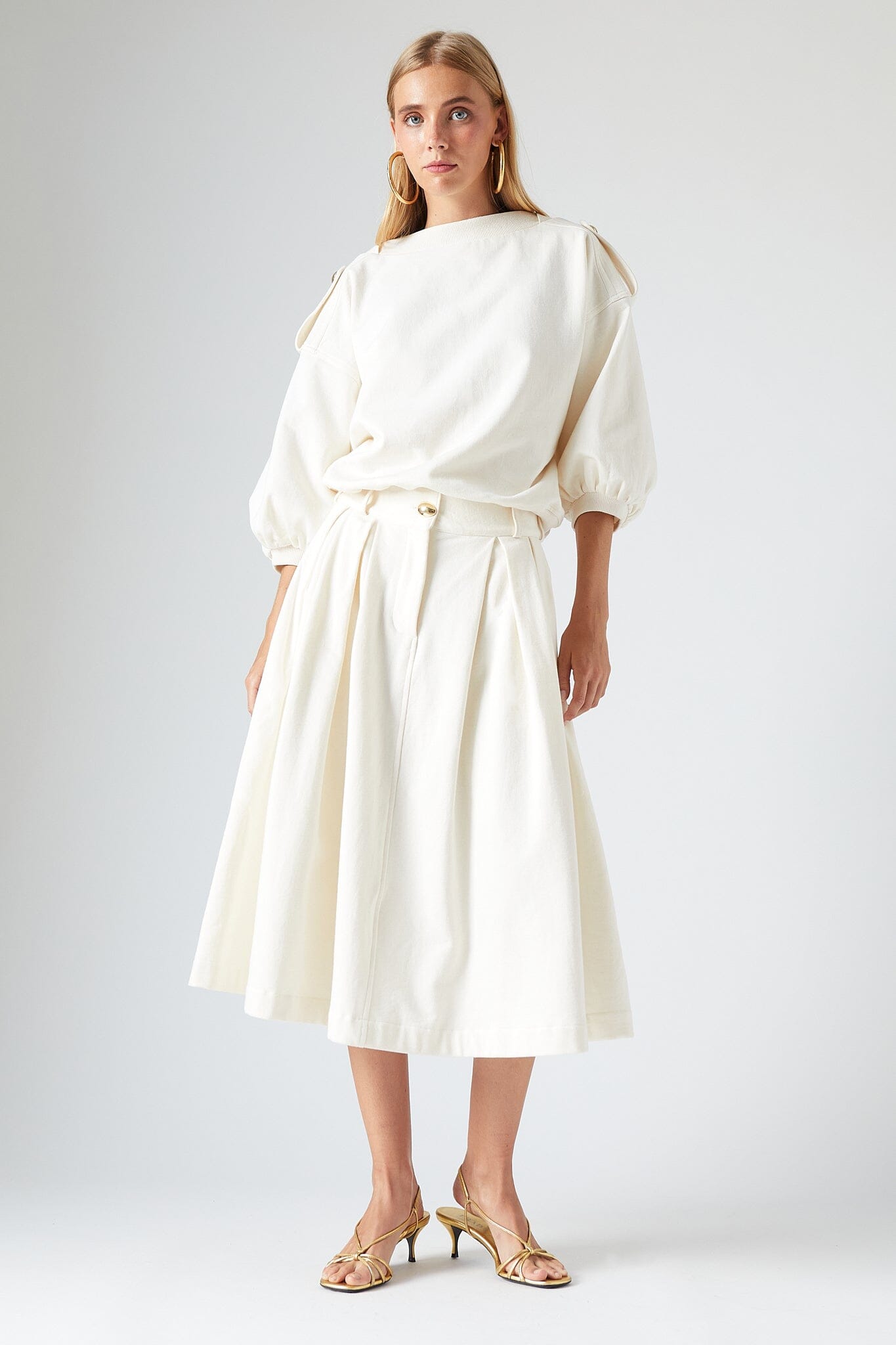 Greta Sweatshirt Cream Sweatshirts The Label Edition 