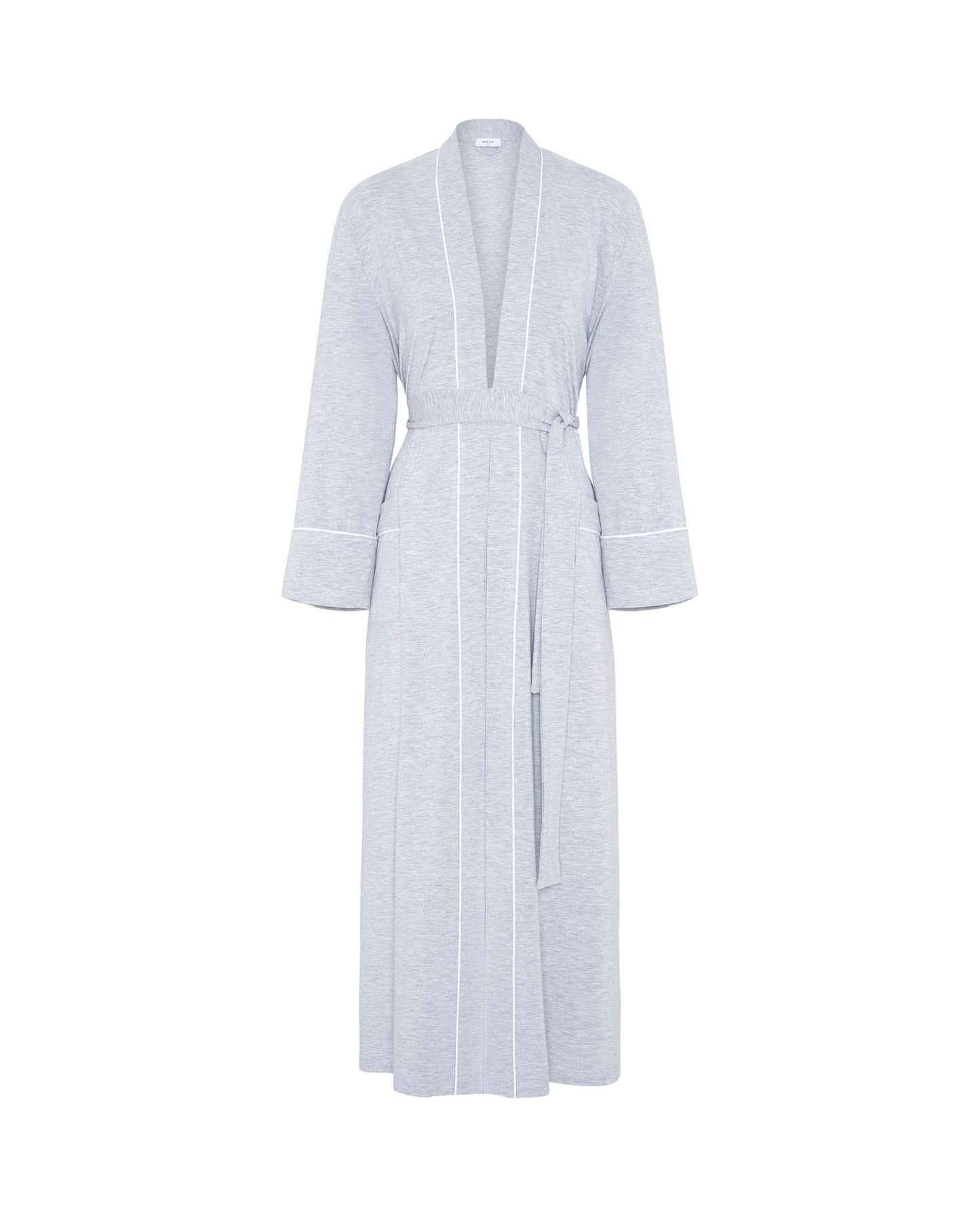 Grey modal knit robe Sleepwear Mirto 