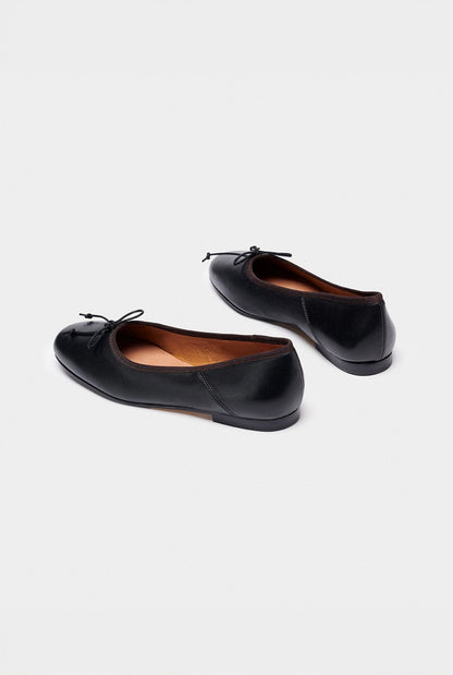 Hale Black-Brown Flat shoes Naguisa 