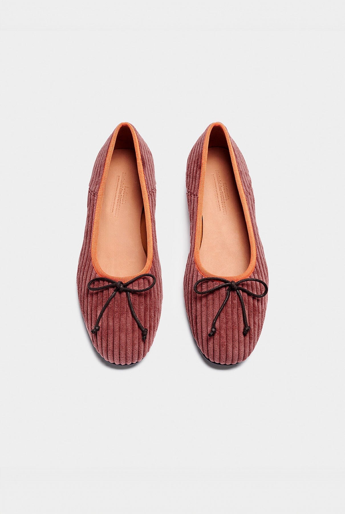 Hale Burgundy-Orange Flat shoes Naguisa 