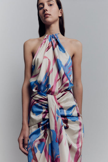 Halter Knot Dress Dresses Juan Vidal 