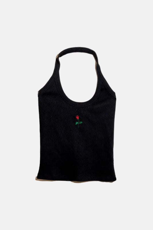 halter top negro Tops and Blouses Ynes Suelves 