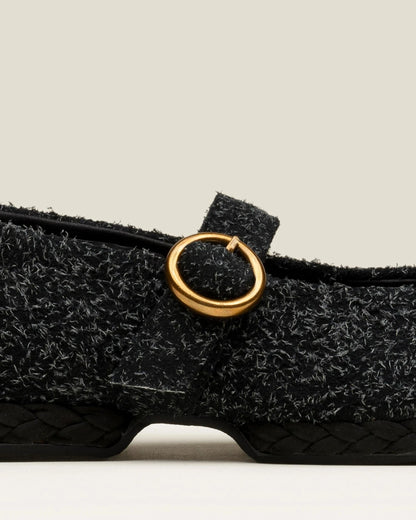 HANA NEGRO Flat Shoes Gaimo 