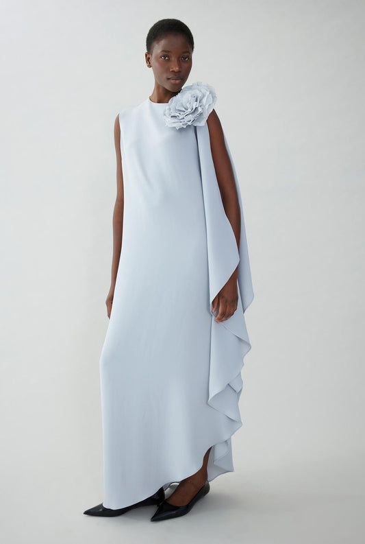 Handmade flower crepe brooch Ornaments Tot-Hom 