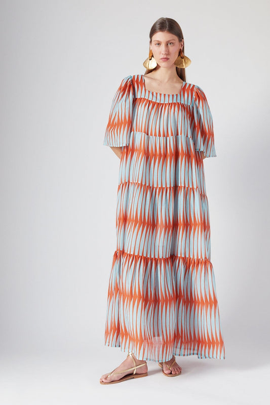 Harper Dress Papaya DRESSES The Label Edition 