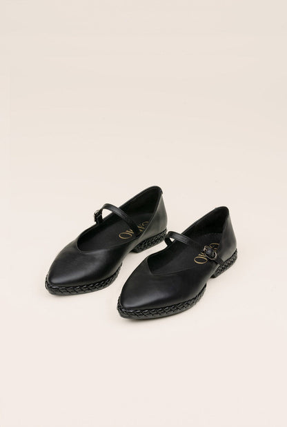 Hasa Negro Flat shoes Gaimo 