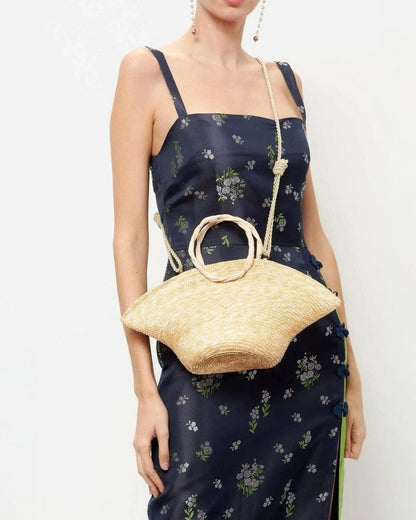 Hatbag Mini de paja de trigo Natural Mini bags Zahati 