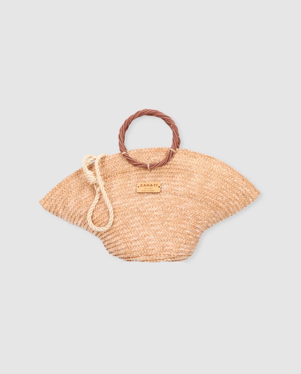 Hatbag Mini de paja de trigo topo Mini bags Zahati 