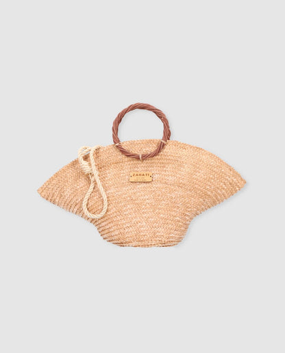 Hatbag Mini de paja de trigo topo Mini bags Zahati 