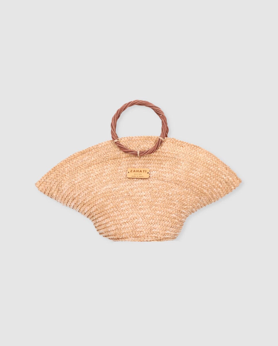 Hatbag Mini de paja de trigo topo Mini bags Zahati 