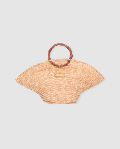 Hatbag Mini de paja de trigo topo Mini bags Zahati 