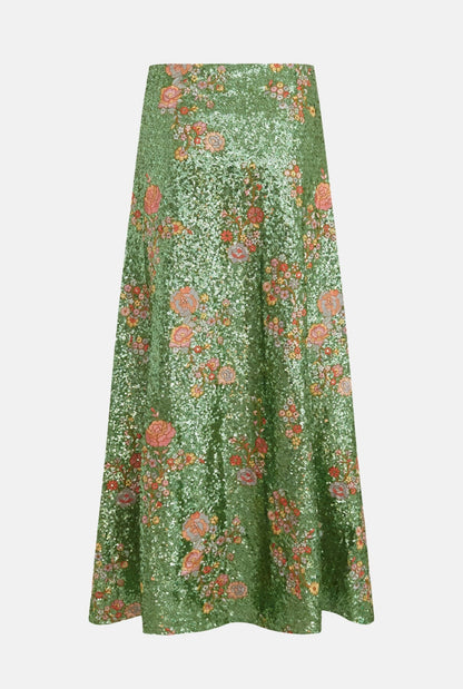 Helena Green Skirt Skirts Leyre Doueil 