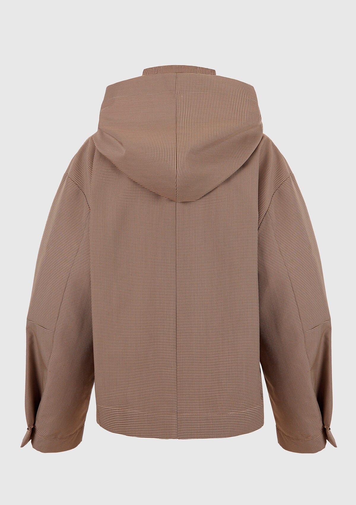 Houndstooth hooded parka Coats Boscoier 