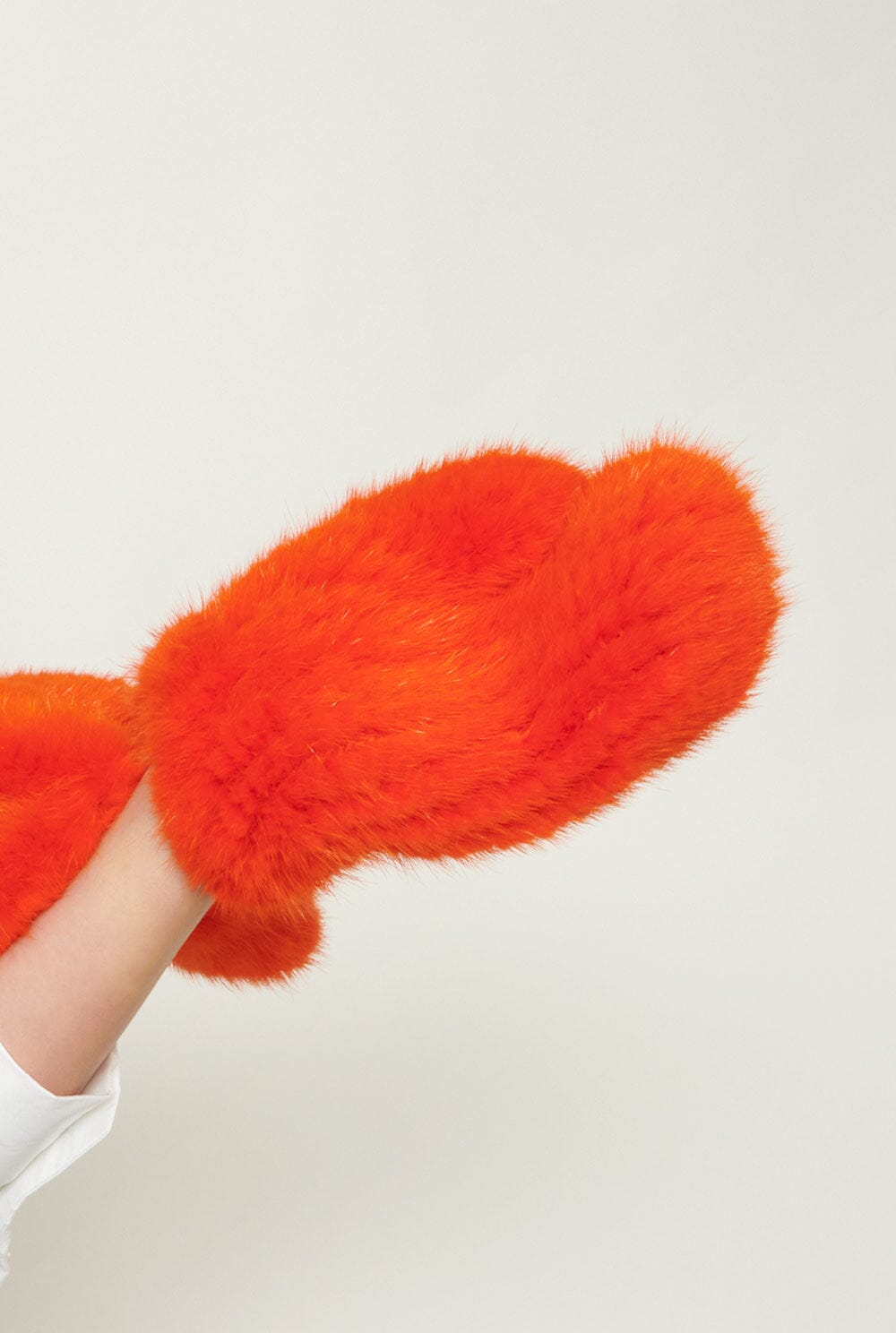 Iceberg mittens bright orange Gloves Baltei Studio 