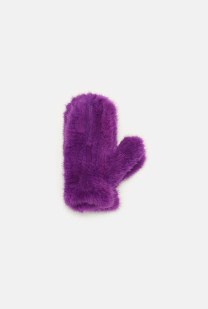 Iceberg mittens bright purple Gloves Baltei Studio 