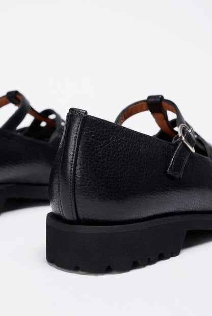 Imai Black Flat shoes Naguisa 