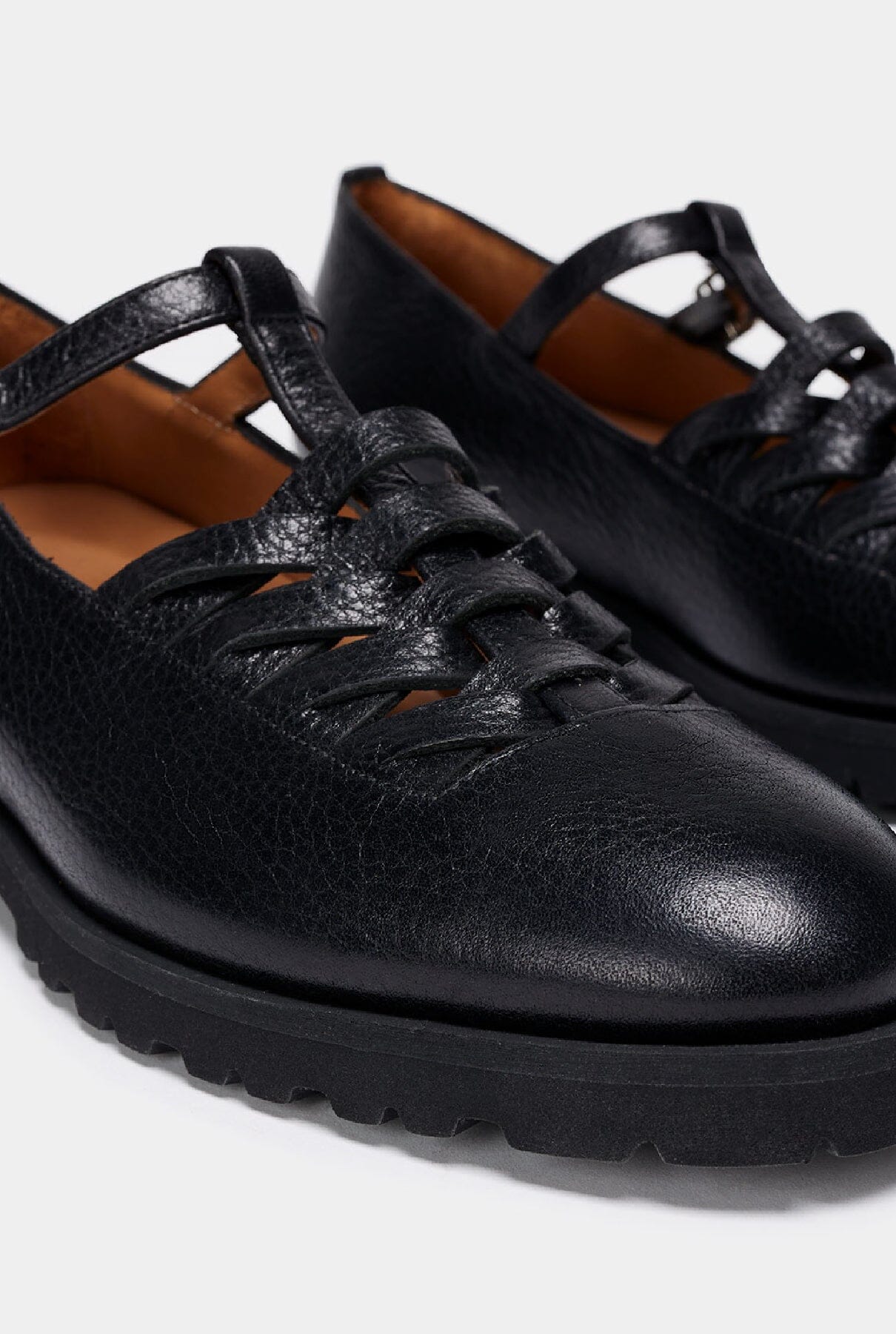 Imai Black Flat shoes Naguisa 