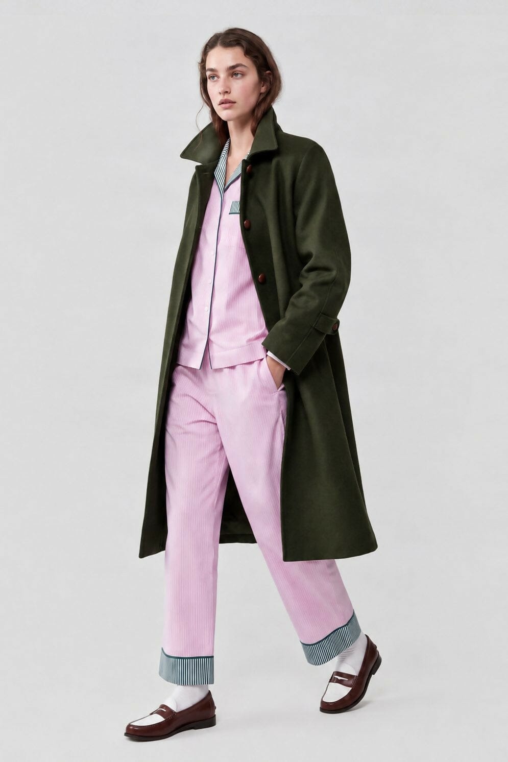 Isobel Green Coat Coats Kolonaki 