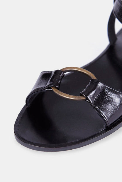 ITACA NEGRO Flat sandals Micuir 