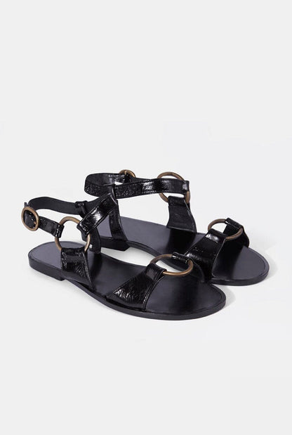 ITACA NEGRO Flat sandals Micuir 