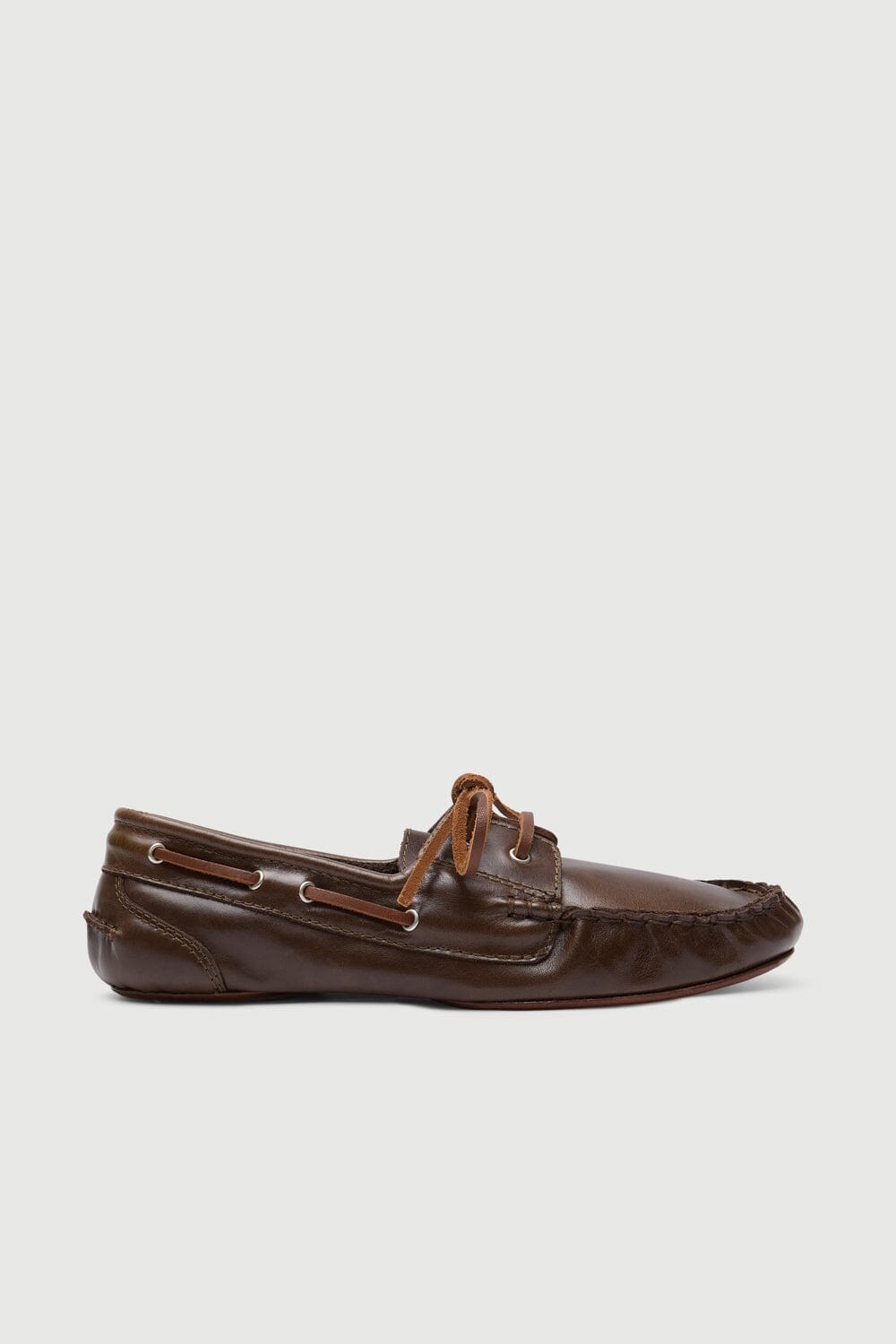 Ivy loafers in Chocolate Leather Loafers AUGUSTA 