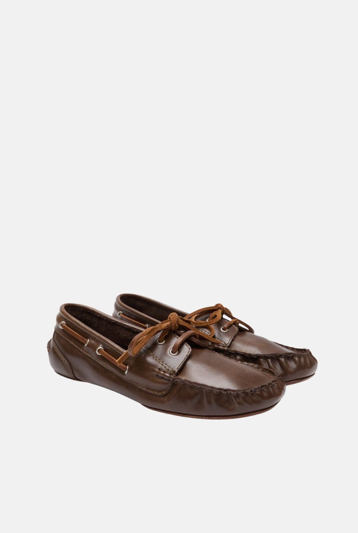 Ivy loafers in Chocolate Leather Loafers AUGUSTA 